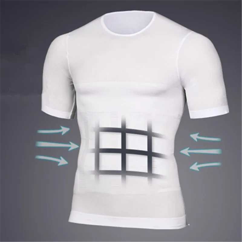 Men's Compression Shaper Abdomen Slimming Belly Trimmer Underwear Waist Shapers Slim Tops Man Shapewear Tee Shirts
Men's Compression Shaper Abdomen Slimming Belly Trimmer Underwear Waist Shapers Slim Tops Man Shapewear Tee Shirts