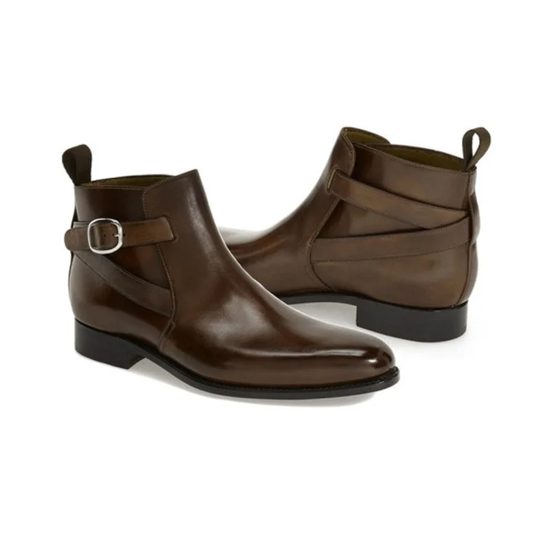 New Fashion Pu Leather Shoes for Men Ankle High Buckle Strap Casual Business Chelsea Boots Winter for Men Soulier Homme KN320
New Fashion Pu Leather Shoes for Men Ankle High Buckle Strap Casual Business Chelsea Boots Winter for Men Soulier Homme KN320