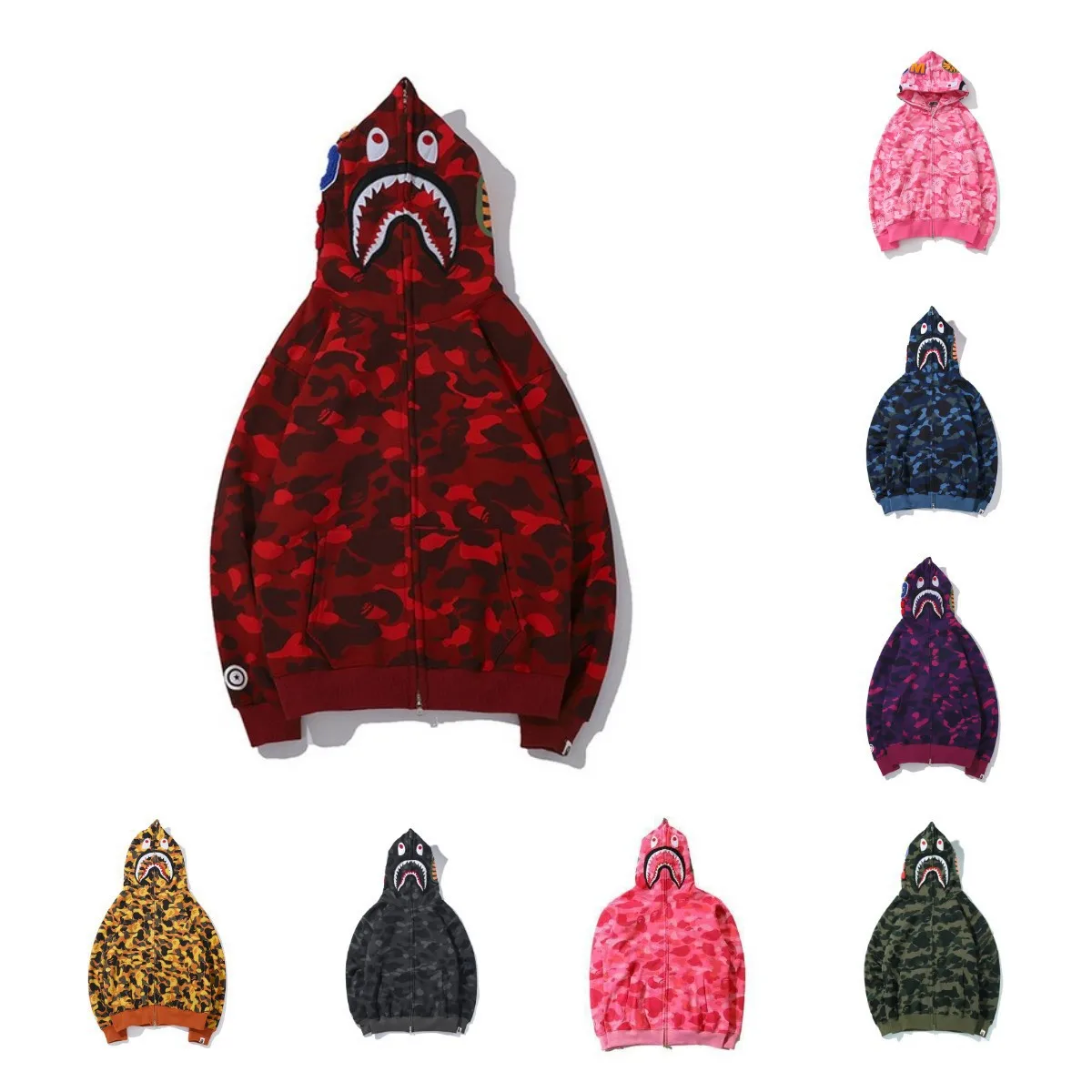 Camouflage Brand Hoodies Women Classic Sweater Thin Zipper Hoodie Couple Sweater Zip Hoodie Women Harajuku Varsity Sweatshirts
Camouflage Brand Hoodies Women Classic Sweater Thin Zipper Hoodie Couple Sweater Zip Hoodie Women Harajuku Varsity Sweatshirts