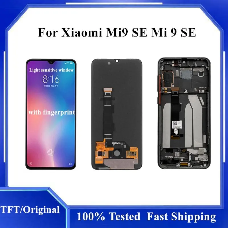 5.97" Original LCD For Xiaomi 9SE MI 9 SE LCD Display Touch Screen Digitizer Glass Assembly With Fingerprint For Xiaomi 9 mi9 se
5.97" Original LCD For Xiaomi 9SE MI 9 SE LCD Display Touch Screen Digitizer Glass Assembly With Fingerprint For Xiaomi 9 mi9 se