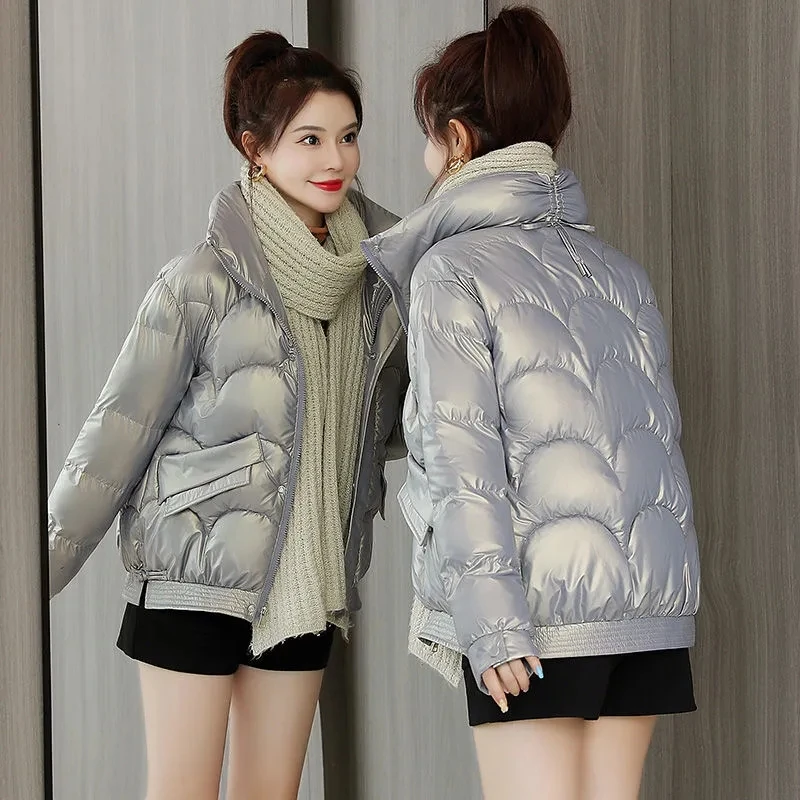 Female Bright Face Down Padded Jacket Short Style 2021 Women Winter New Style Padded Jacket Version Of Loose Padded Bread Jacket
Female Bright Face Down Padded Jacket Short Style 2021 Women Winter New Style Padded Jacket Version Of Loose Padded Bread Jacket