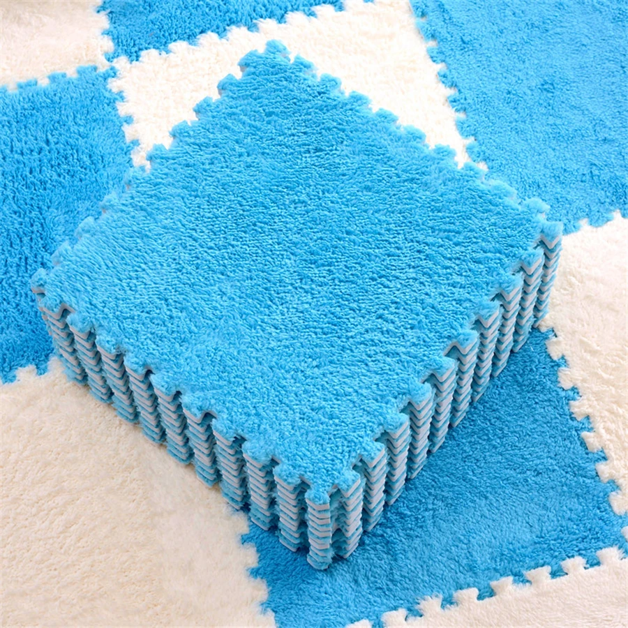 30X30cm1pc DIY Jigsaw Shaggy Carpet Living Room Bedroom Soft Floor Area Rug Children Kids Magic Patchwork Plush Mat Baby Playmat
30X30cm1pc DIY Jigsaw Shaggy Carpet Living Room Bedroom Soft Floor Area Rug Children Kids Magic Patchwork Plush Mat Baby Playmat