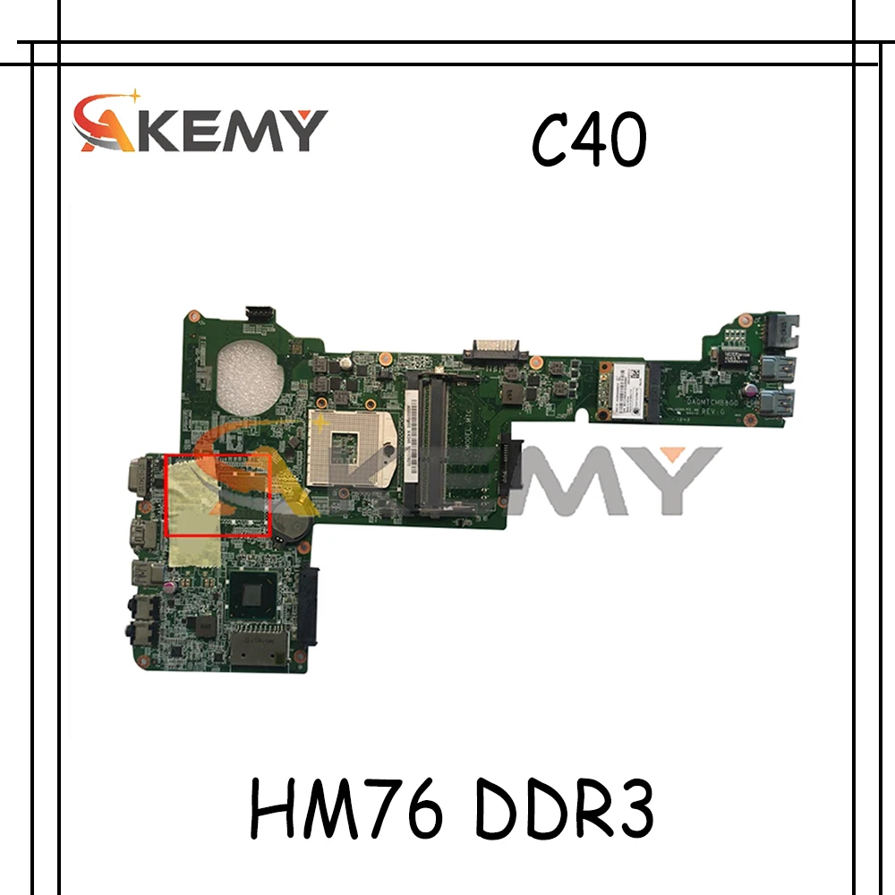 Akemy DA0MTCMB8G0 Is Suitable For Toshiba C40 C40-A C45 C45-A Laptop Motherboard PGA989 HM76 DDR3 100% Test
Akemy DA0MTCMB8G0 Is Suitable For Toshiba C40 C40-A C45 C45-A Laptop Motherboard PGA989 HM76 DDR3 100% Test