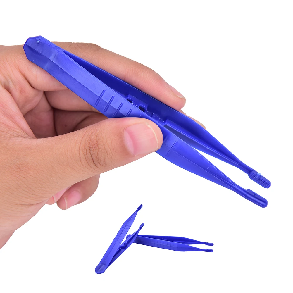 New 10Pcs/set Body Art Medical Tattoo Supplies Disposable Blue Terile Tweezers Medical Plastic Bending Surgical Tray For Tattoo
New 10Pcs/set Body Art Medical Tattoo Supplies Disposable Blue Terile Tweezers Medical Plastic Bending Surgical Tray For Tattoo