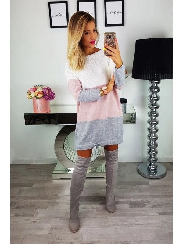 Hot Sale Dress 2021 Autumn Color Block Sheath Above Knee, Mini O-Neck Casual Dress Fashion Patchwork Slim Empire Gothic
Hot Sale Dress 2021 Autumn Color Block Sheath Above Knee, Mini O-Neck Casual Dress Fashion Patchwork Slim Empire Gothic