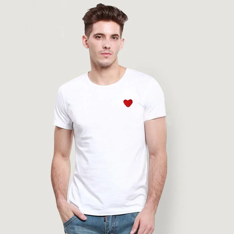 Men's Women's 3D Heart-shaped T-shirt Print Design Short Sleeve O-Neck Breathable Shirt Casual Style Summer Couple Wear 2021
Men's Women's 3D Heart-shaped T-shirt Print Design Short Sleeve O-Neck Breathable Shirt Casual Style Summer Couple Wear 2021