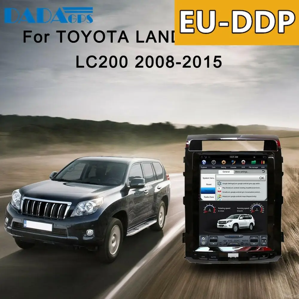 12,1 дюймовый вертикальный экран tesla style Android автомобильный без DVD-плеера GPS для Toyota Land Cruiser LC200 2008 -2015 GPS-навигация
12,1 дюймовый вертикальный экран tesla style Android автомобильный без DVD-плеера GPS для Toyota Land Cruiser LC200 2008 -2015 GPS-навигация
