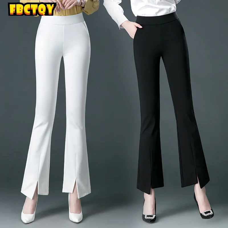 High waist drop bell bottoms women's autumn and winter new split fat mm micro bell pants fashion casual pants woman pants
High waist drop bell bottoms women's autumn and winter new split fat mm micro bell pants fashion casual pants woman pants