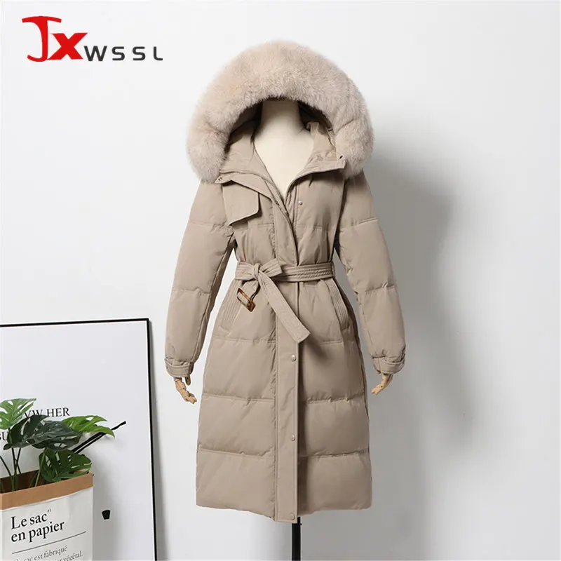 2021 New Down Jacket Women Mid-length Over-the-knee Windbreaker Korean Loose Thick white Duck Down Winter Big Fur Collar Coat
2021 New Down Jacket Women Mid-length Over-the-knee Windbreaker Korean Loose Thick white Duck Down Winter Big Fur Collar Coat
