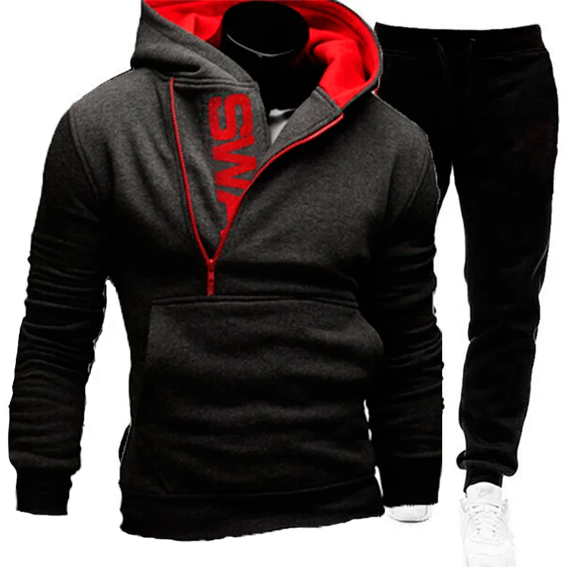 Fall 2021 Men's Sportswear 2-Piece Sweatshirt + Sweatpants Sportswear Zipper Hoodie Casual Men's Ropa Hombre Size M-4XL
Fall 2021 Men's Sportswear 2-Piece Sweatshirt + Sweatpants Sportswear Zipper Hoodie Casual Men's Ropa Hombre Size M-4XL