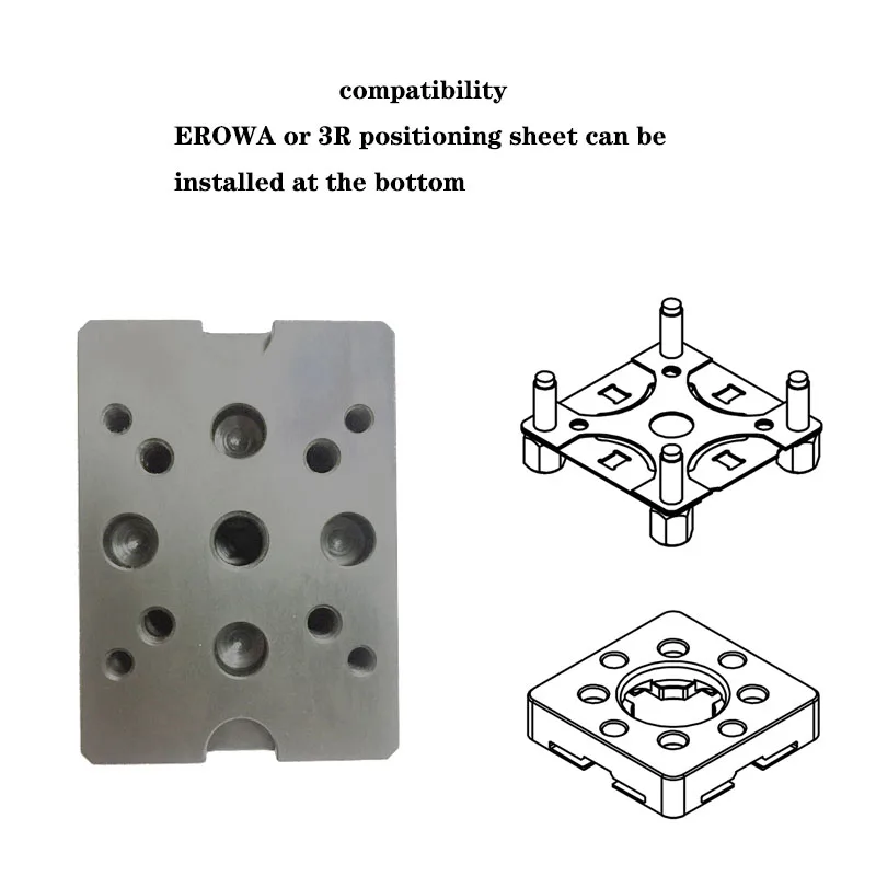 EDM Machine CNC 3R EROWA Positioning Self-Centering Vise Electrode Fixture Machining Tool Standard 8-55mm 50-75mm
EDM Machine CNC 3R EROWA Positioning Self-Centering Vise Electrode Fixture Machining Tool Standard 8-55mm 50-75mm