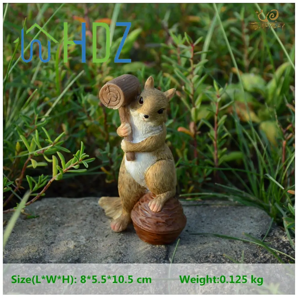 Mini Squirrel Animal Figurine for Fairy Garden Bonsai Micro Landscape Ornament Home Decoration Friends Gift Bonsai Decor
Mini Squirrel Animal Figurine for Fairy Garden Bonsai Micro Landscape Ornament Home Decoration Friends Gift Bonsai Decor