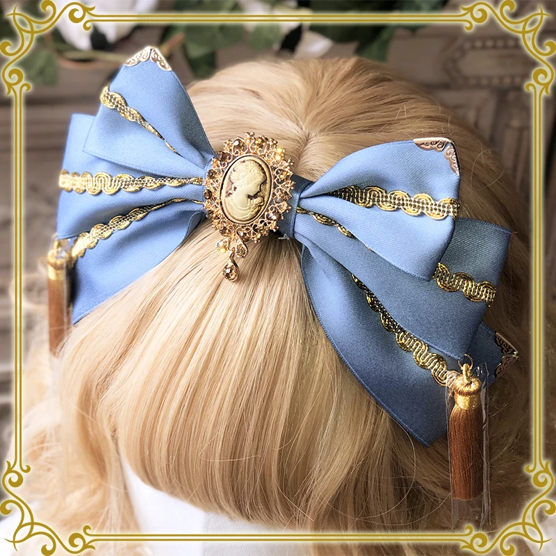 Original Handmade Headdress Gorgeous Golden KC Tassel Headband Style Can Be Matched with Japanese Style
Original Handmade Headdress Gorgeous Golden KC Tassel Headband Style Can Be Matched with Japanese Style