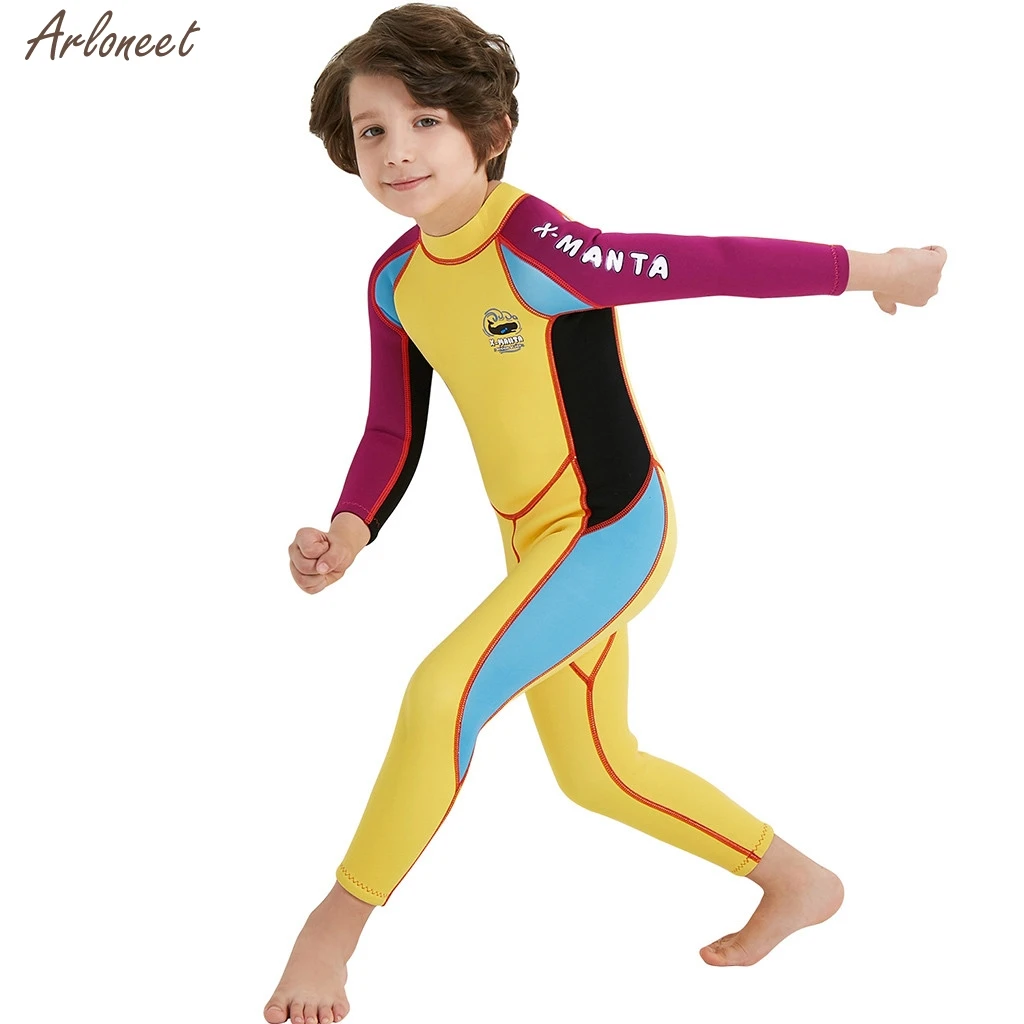 Swimwear Girls Kids For Youth Boys Girls Long Sleeve Surfing Diving Warm One Piece Swimsuit Beachwear Fashion New Summer 2020
Swimwear Girls Kids For Youth Boys Girls Long Sleeve Surfing Diving Warm One Piece Swimsuit Beachwear Fashion New Summer 2020