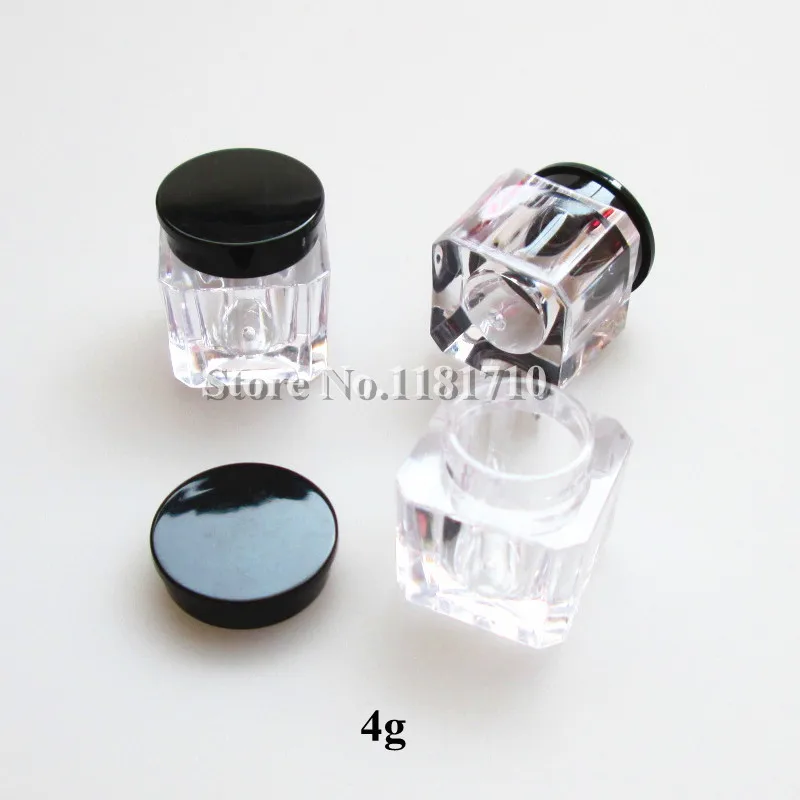48pcs/lot Square 4g Plastic Cosmetic Pot Jars Clear Jar DIY Eyeshadows Makeup Face Cream Lip Balm Containers Nail Art Storage
48pcs/lot Square 4g Plastic Cosmetic Pot Jars Clear Jar DIY Eyeshadows Makeup Face Cream Lip Balm Containers Nail Art Storage