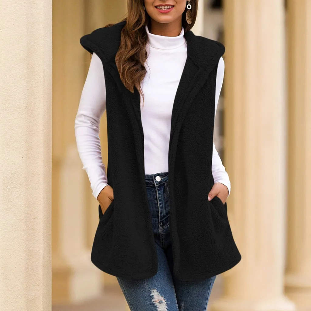 Female Vest Coat Warm Hooded Faux Fur Cardigan Fluffly Vintage Shaggy Slim Sleeveless Vest Jacket Female Long Waistcoat #45
Female Vest Coat Warm Hooded Faux Fur Cardigan Fluffly Vintage Shaggy Slim Sleeveless Vest Jacket Female Long Waistcoat #45