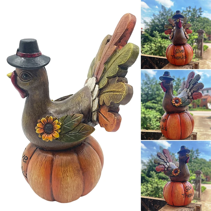 Turkey With Pumpkin Resin Ornaments Innovative Thanksgiving Day Decor For Dining Table Indoor Outdoor He
Turkey With Pumpkin Resin Ornaments Innovative Thanksgiving Day Decor For Dining Table Indoor Outdoor He