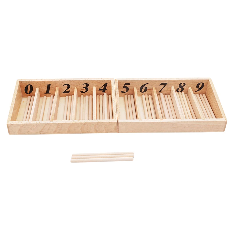 Montessori Educational Wooden Toys For Children Spindle Box With 45 Spindles Mathematics Learning and Spindle Rod Family Version
Montessori Educational Wooden Toys For Children Spindle Box With 45 Spindles Mathematics Learning and Spindle Rod Family Version