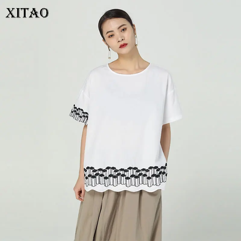 XITAO Pullover T Shirt Fashion New Women Small Fresh Casual 2021 Summer Goddess Fan Casual Style Embroidery Tee Top WMD1672
XITAO Pullover T Shirt Fashion New Women Small Fresh Casual 2021 Summer Goddess Fan Casual Style Embroidery Tee Top WMD1672