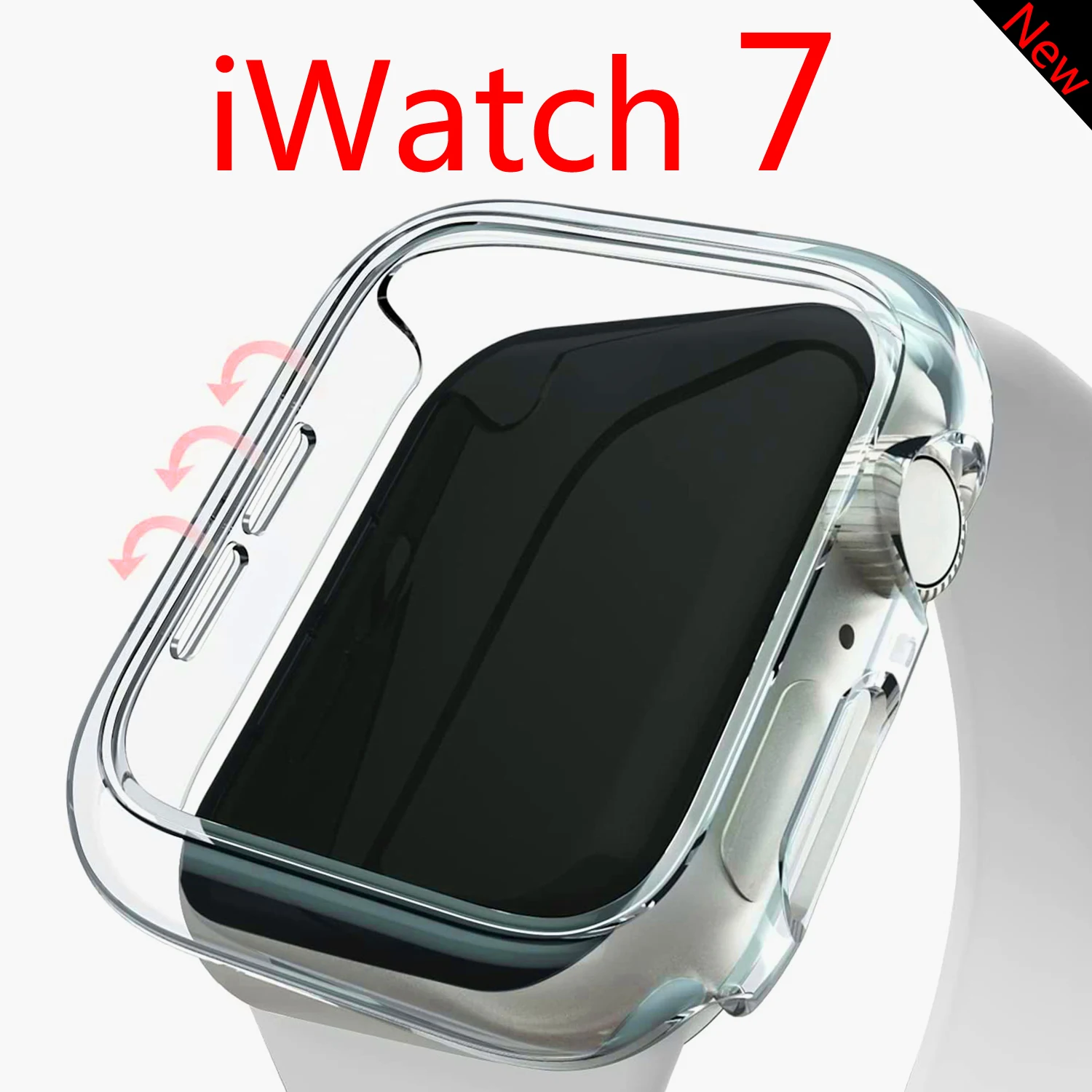 Case For Apple Watch 7 Case 41mm 45mm 44mm 40mm 42mm 38mm Accessories PC Protector bumper Cover iWatch serie 6 se 5 4 3 Case
Case For Apple Watch 7 Case 41mm 45mm 44mm 40mm 42mm 38mm Accessories PC Protector bumper Cover iWatch serie 6 se 5 4 3 Case