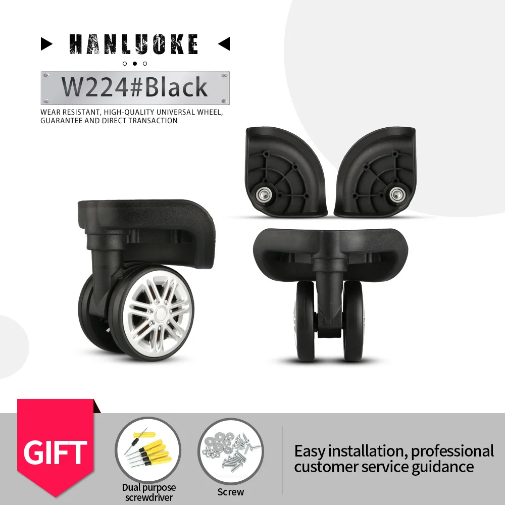 HANLUOKE W224 Luggage Universal Wheel Accessories Wheel Boarding Suitcase Roller Aircraft Mute Wheel ReplaCement Repair
HANLUOKE W224 Luggage Universal Wheel Accessories Wheel Boarding Suitcase Roller Aircraft Mute Wheel ReplaCement Repair