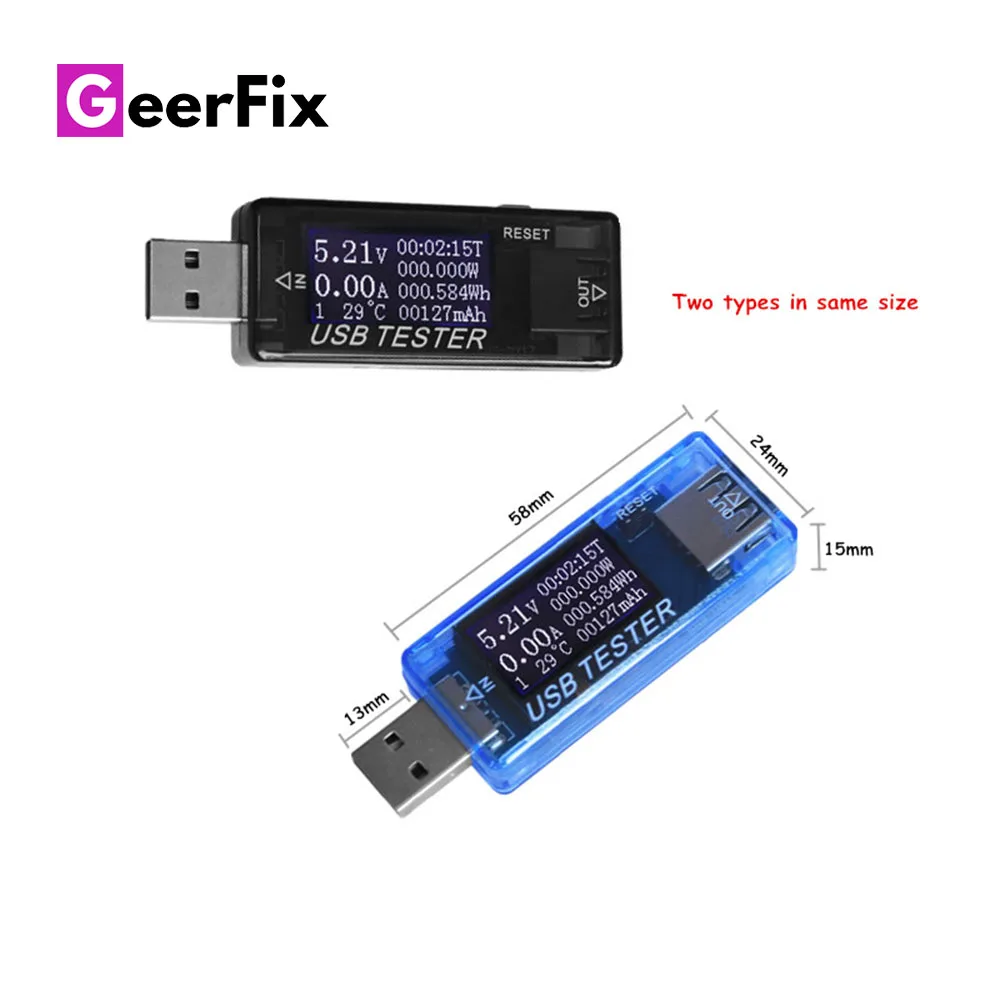 Battery Tester Voltage Current Detector Mobile Power Voltage Current Meter USB Charging Voltmeter Ammeter
Battery Tester Voltage Current Detector Mobile Power Voltage Current Meter USB Charging Voltmeter Ammeter