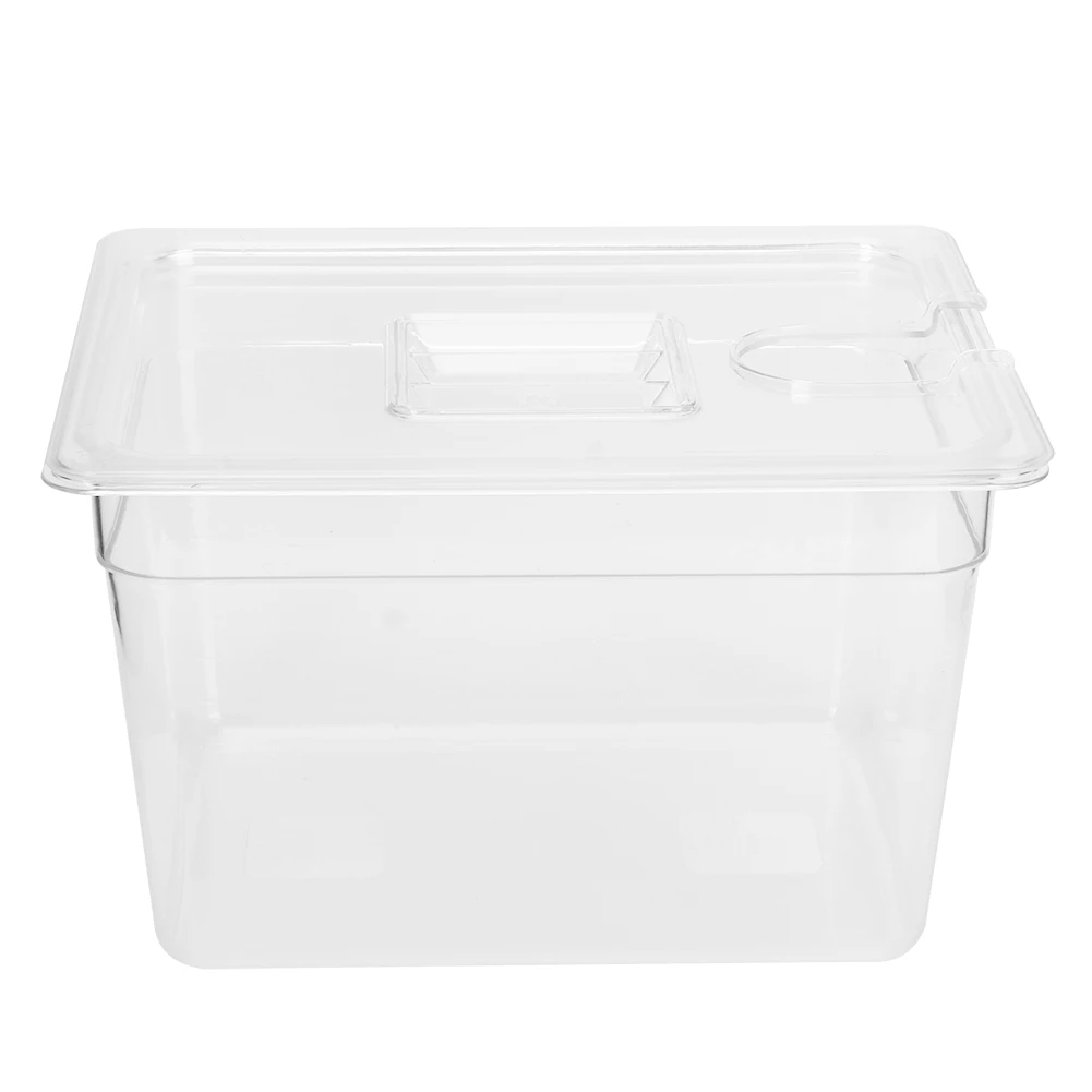 11L Collapsible Hinged Sous Vide Container with Lid for Sous Vide Circulator Culinary Precision Cookersous
11L Collapsible Hinged Sous Vide Container with Lid for Sous Vide Circulator Culinary Precision Cookersous