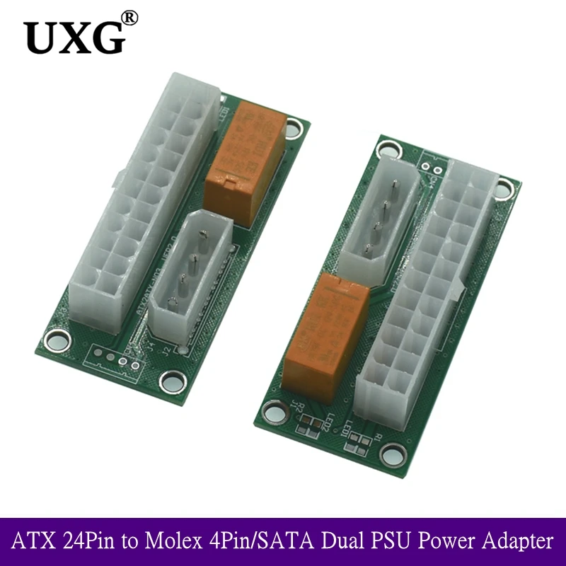 Add2psu VER004 ATX 24Pin To Molex 4Pin SATA Dual PSU Power Supply Sync Starter Extender Cable Card For BTC Miner Machine
Add2psu VER004 ATX 24Pin To Molex 4Pin SATA Dual PSU Power Supply Sync Starter Extender Cable Card For BTC Miner Machine
