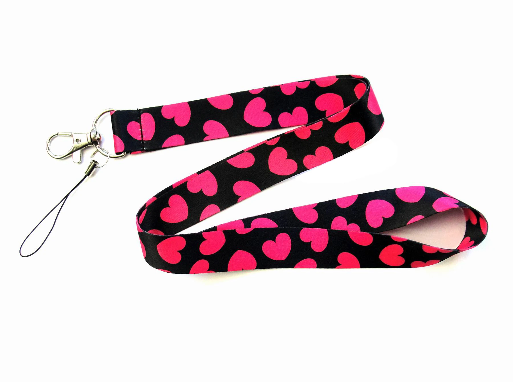 Free Shipping 30pcs Girls Pink Heart love Pattern Heart Pattern Neck Lanyard for Keys Heart-shaped Phone Badge Straps
Free Shipping 30pcs Girls Pink Heart love Pattern Heart Pattern Neck Lanyard for Keys Heart-shaped Phone Badge Straps