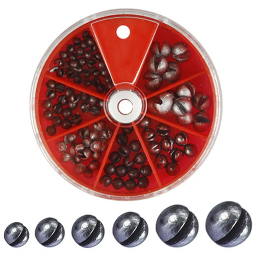 205/106pcs/Box Fishing Bullet Rig Sinkers Angling Lead Weight Split Shot Tools 0.2g / 0.28g / 0.38g / 0.5g / 0.8g Round Lead
205/106pcs/Box Fishing Bullet Rig Sinkers Angling Lead Weight Split Shot Tools 0.2g / 0.28g / 0.38g / 0.5g / 0.8g Round Lead