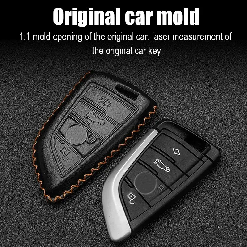 Car Key Case Cover Leather Auto Key Protector For BMW X1 X2 X3 X4 X5 X6 3 Series/ 5 Series/ 7 Series 4 Button Smart Key Shell
Car Key Case Cover Leather Auto Key Protector For BMW X1 X2 X3 X4 X5 X6 3 Series/ 5 Series/ 7 Series 4 Button Smart Key Shell