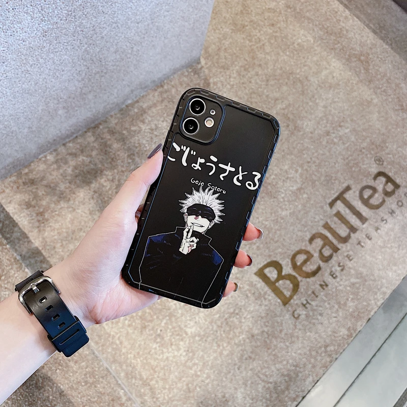Japanese Anime Jujutsu Kaisen Gojo Satoru Phone Case For iPhone 13 12 11 Pro Max X Xs Max Xr 7 8 Puls Black Soft Silicone Cover
Japanese Anime Jujutsu Kaisen Gojo Satoru Phone Case For iPhone 13 12 11 Pro Max X Xs Max Xr 7 8 Puls Black Soft Silicone Cover