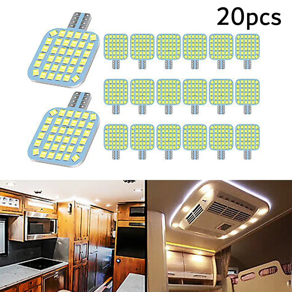 20pcs White LED Interior Ceiling Dome Light Bulb For RV Camper Motorhome Boat 921 912 T10 922 904 904NA 3rd Brake Lights
20pcs White LED Interior Ceiling Dome Light Bulb For RV Camper Motorhome Boat 921 912 T10 922 904 904NA 3rd Brake Lights