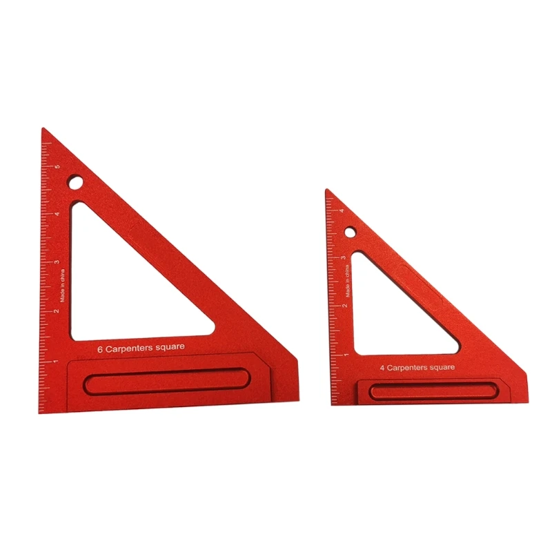 Professional Carpenter Square Layout Aluminum Triangle Square Tool Carpenter Triangle Square Easy-Read Layout Tool
Professional Carpenter Square Layout Aluminum Triangle Square Tool Carpenter Triangle Square Easy-Read Layout Tool