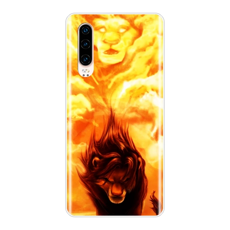 Lion King Phone Cases For Huawei P20 Lite P Smart Plus 2019 Case Silicone Soft TPU Back Cover P30 Pro Z | Мобильные телефоны и