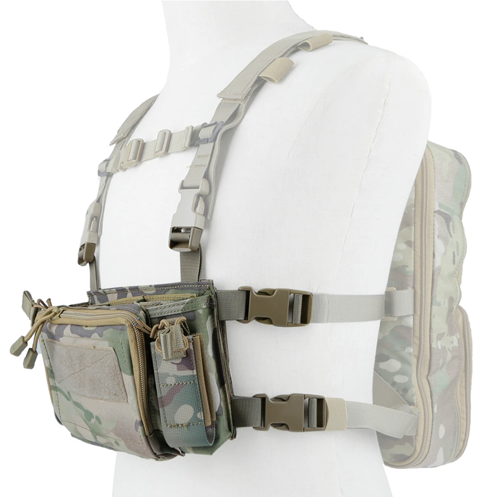 Army Tactical Carrier Armor Chest Rig Vest Harness Rifle Pistol Magazine Pouch CRX Utility Pouch Hunting Accessories 5.56
Army Tactical Carrier Armor Chest Rig Vest Harness Rifle Pistol Magazine Pouch CRX Utility Pouch Hunting Accessories 5.56