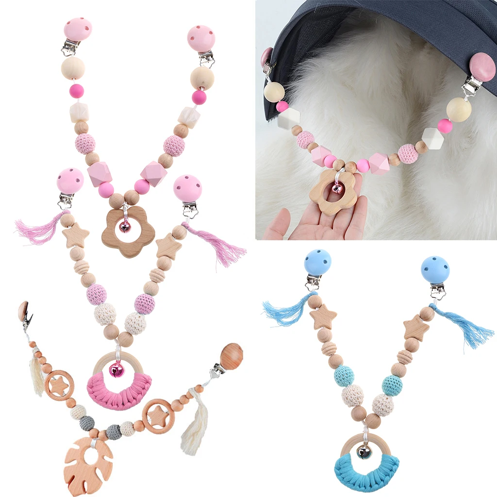 Baby Toy Wooden Pram Clip Pacifier Clip Chain Mobile Pram Rattle Stroller Toys Bed Bell Around Neborn Gift Toys
Baby Toy Wooden Pram Clip Pacifier Clip Chain Mobile Pram Rattle Stroller Toys Bed Bell Around Neborn Gift Toys