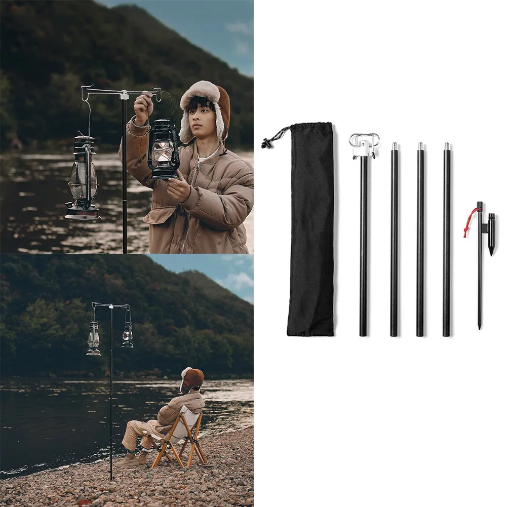 Lantern Stand Camping Folding Lamp Pole Adjustable Aluminum Alloy Double Head Light Pole Outdoor Picnic BBQ Lantern Support
Lantern Stand Camping Folding Lamp Pole Adjustable Aluminum Alloy Double Head Light Pole Outdoor Picnic BBQ Lantern Support