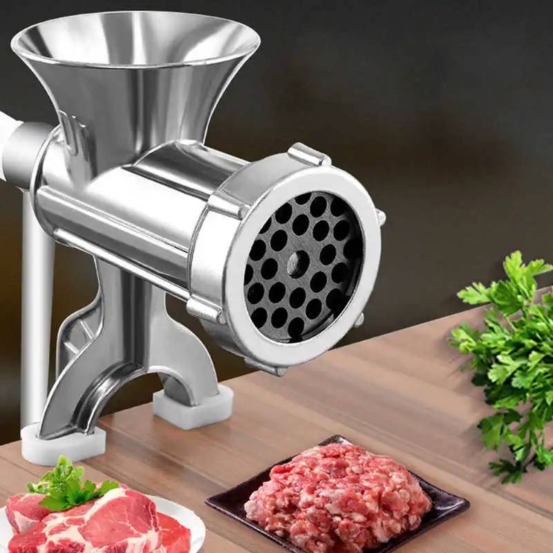 Household Manual Grinder Aluminum Alloy Sausage Meat Grinder Pepper Spice Grinding Machine Kitchen Tools Gadgets
Household Manual Grinder Aluminum Alloy Sausage Meat Grinder Pepper Spice Grinding Machine Kitchen Tools Gadgets