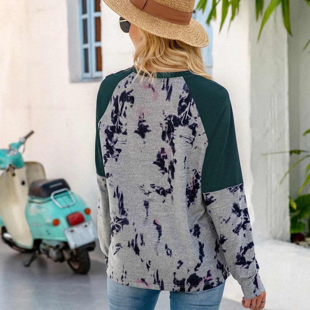 Autumn Clothes Long Sleeve T shirt Women Cotton Oversized Tie Dye Top Tee O-Neck Casual Streetwear Women T shirts 2020 Fashion
Autumn Clothes Long Sleeve T shirt Women Cotton Oversized Tie Dye Top Tee O-Neck Casual Streetwear Women T shirts 2020 Fashion