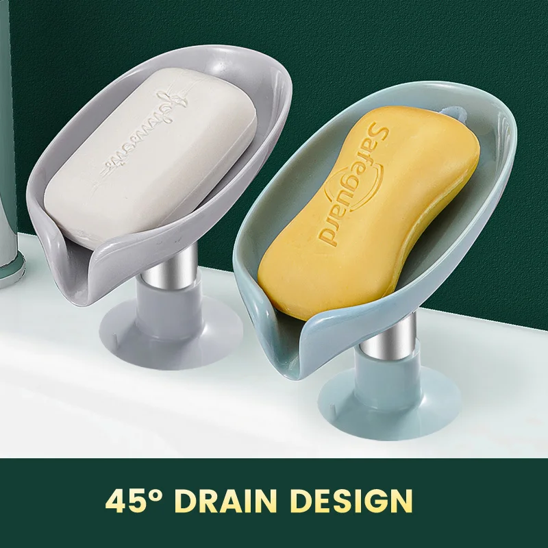 Leaf Shape Soap Holder Non-slip Drain Rack Bath Soap Box Bathroom Shower Soap Vertical Storage Plate Tray Bathroom Accessories
Leaf Shape Soap Holder Non-slip Drain Rack Bath Soap Box Bathroom Shower Soap Vertical Storage Plate Tray Bathroom Accessories