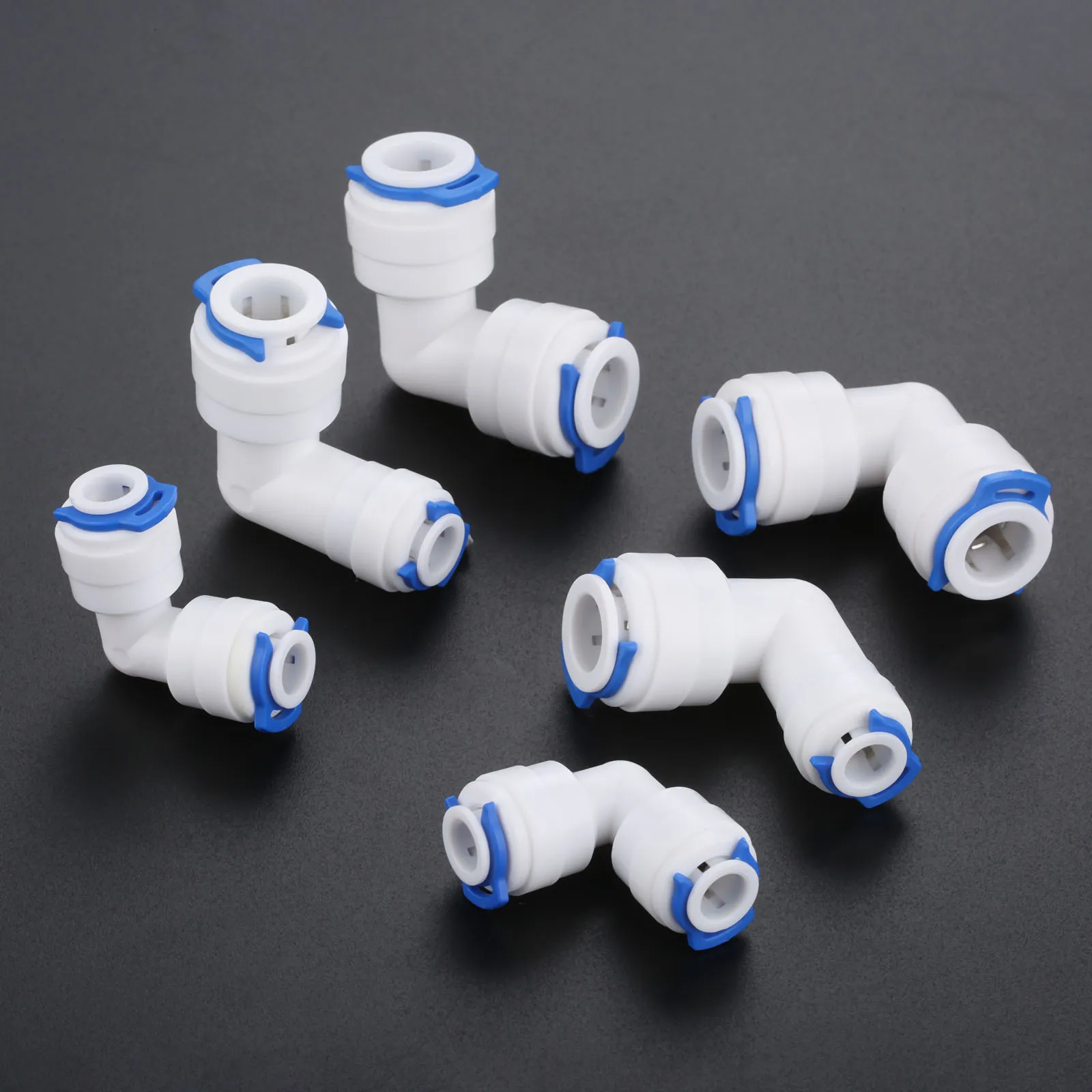 2Pcs RO Water Elbow Pipe Fitting 1/4" + 3/8" OD Hose Connection Reverse Osmosis Quick Coupling Connector Pure Water Purifies
2Pcs RO Water Elbow Pipe Fitting 1/4" + 3/8" OD Hose Connection Reverse Osmosis Quick Coupling Connector Pure Water Purifies