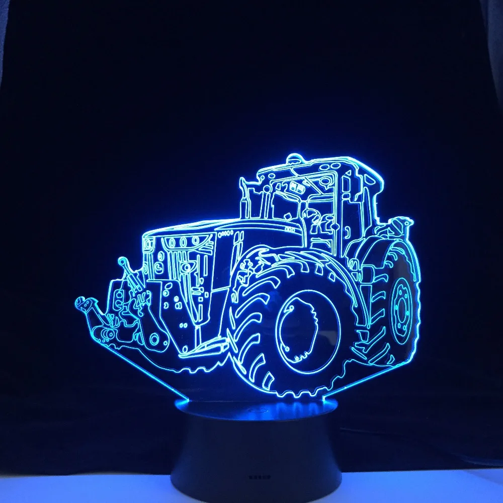 Tractor Car 3D Led Night Light Kids Desk Lamp Touch Sensor Room Decor Light Child Birthday Best Gift
Tractor Car 3D Led Night Light Kids Desk Lamp Touch Sensor Room Decor Light Child Birthday Best Gift