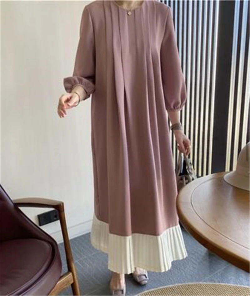 RUGOD Ins/осеннее платье в Корейском стиле для дам, Лоскутная Женская одежда с пышными рукавами, свободные шикарные женские сарафаны 2020
RUGOD Ins/осеннее платье в Корейском стиле для дам, Лоскутная Женская одежда с пышными рукавами, свободные шикарные женские сарафаны 2020