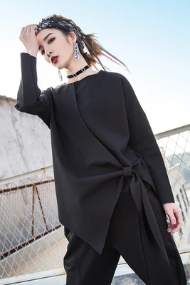 2020 Autumn and winter new women's wear bowknot personalized stitching long-sleeved t-shirt Europe and the United States fashion
2020 Autumn and winter new women's wear bowknot personalized stitching long-sleeved t-shirt Europe and the United States fashion