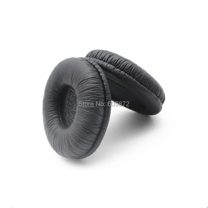 

Linhuipad 4Pcs 60mm Leather Ear Cushions Soft Sponge headphone Pads Durable Earbud Earpads 6cm for ATH-ES55 Rapoo H6060 H8000