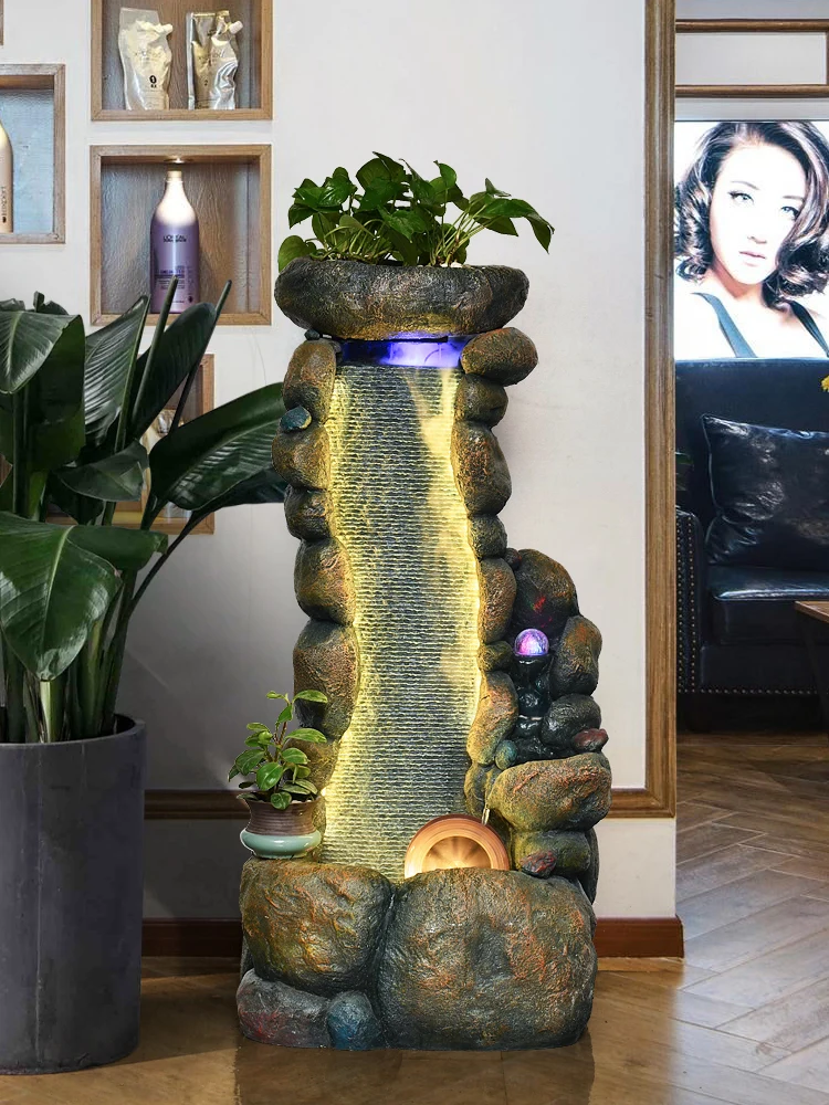 Mountain Water Fountain Decoration Rockery Water Wall Fish Pond Office Fortune Decoration Feng Shui Wheel Living Room Humidifier
Mountain Water Fountain Decoration Rockery Water Wall Fish Pond Office Fortune Decoration Feng Shui Wheel Living Room Humidifier
