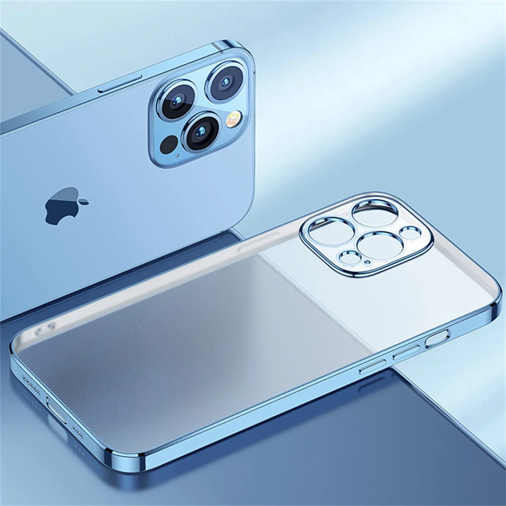 Luxury Square Transparent Plating Phone Case For iPhone 13 11 12 Pro Max Mini X Xs XR 7 8 Plus SE 2020 Silicone Shockproof Cover
Luxury Square Transparent Plating Phone Case For iPhone 13 11 12 Pro Max Mini X Xs XR 7 8 Plus SE 2020 Silicone Shockproof Cover