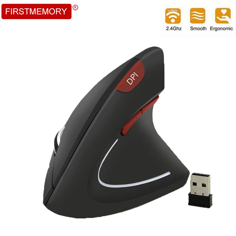 Wireless Right Hand Mouse 1600DPI USB Optical Game Mice Ergonomic Design Vertical Mause Wrist Healing For Office Laptop PC Gamer
Wireless Right Hand Mouse 1600DPI USB Optical Game Mice Ergonomic Design Vertical Mause Wrist Healing For Office Laptop PC Gamer