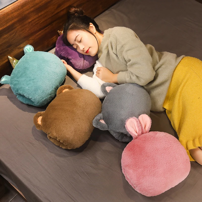 1pc 26*23cm cute cartoon animal hand warmer pillow plush fur pillow stuffed animal nap pillow cushion kids girl holiday gift
1pc 26*23cm cute cartoon animal hand warmer pillow plush fur pillow stuffed animal nap pillow cushion kids girl holiday gift
